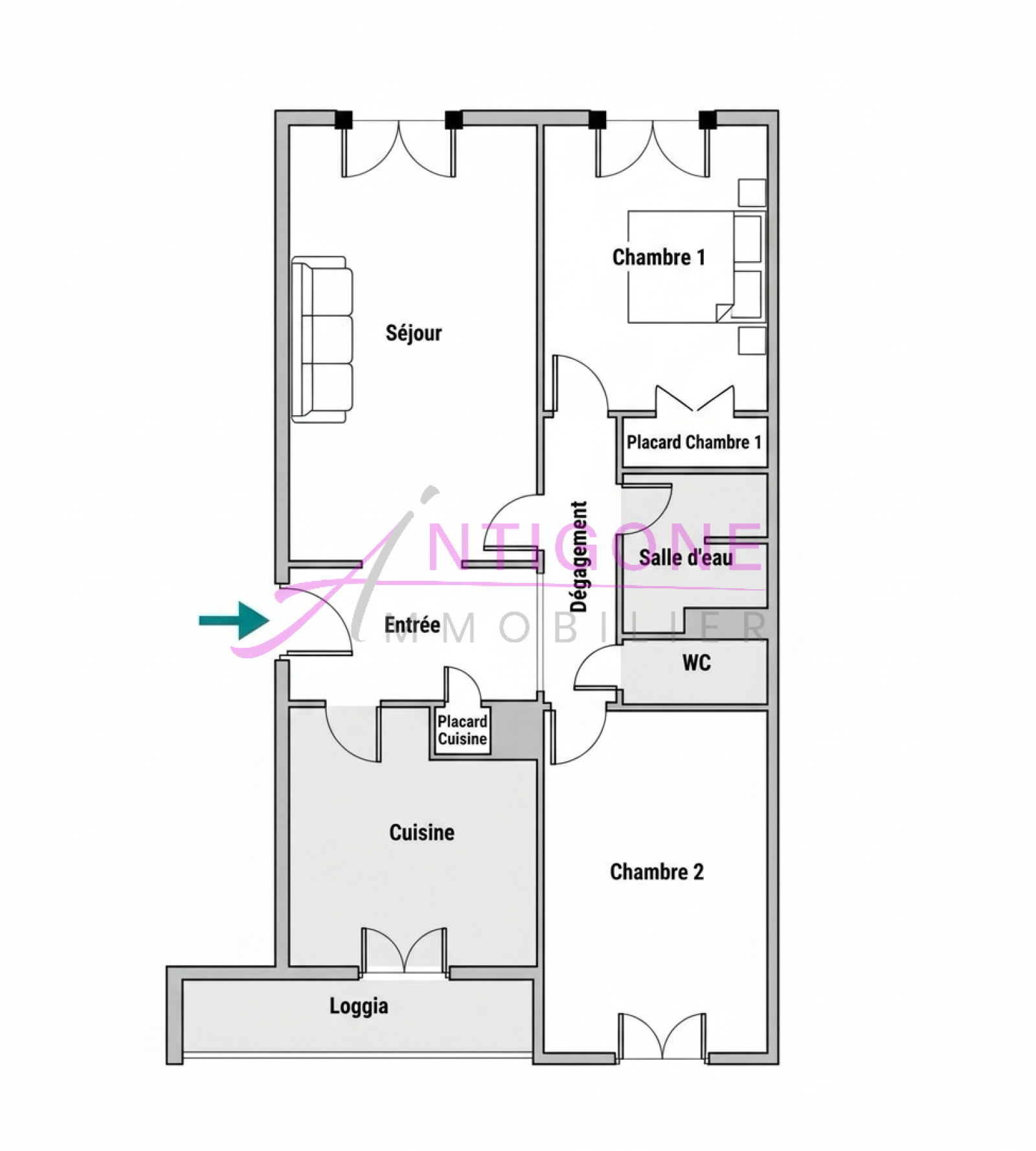 Image_8, Appartement, Sanary-sur-Mer, ref :GPVAP30000361
